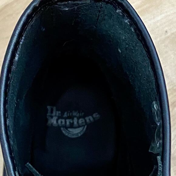 Dr. Martens 1460 Harness 8 Eye Black Leather Boots Men’s 7 Women’s Sz 8 25163001 - Picture 7 of 16